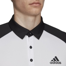 adidas Tennis Polo Club CB white/black men's (Size L)